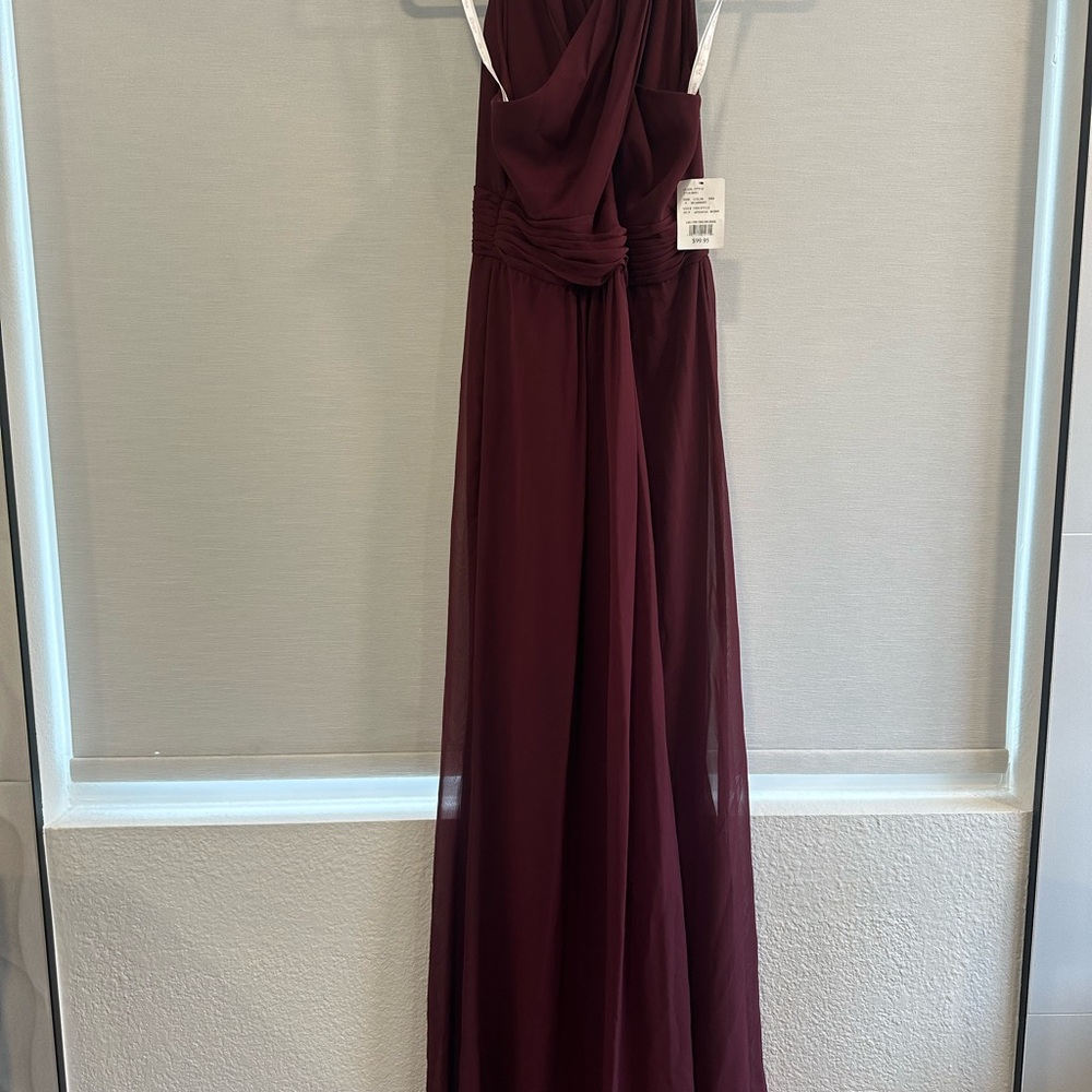 David’s Bridal Cabernet Evening Gown